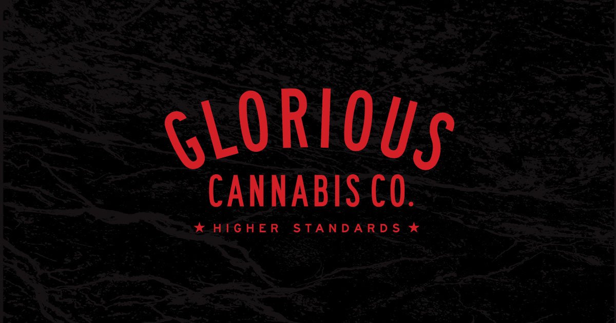 Glorious Cannabis Co brand identity, the Rochester Hills Michigan cannabis producer