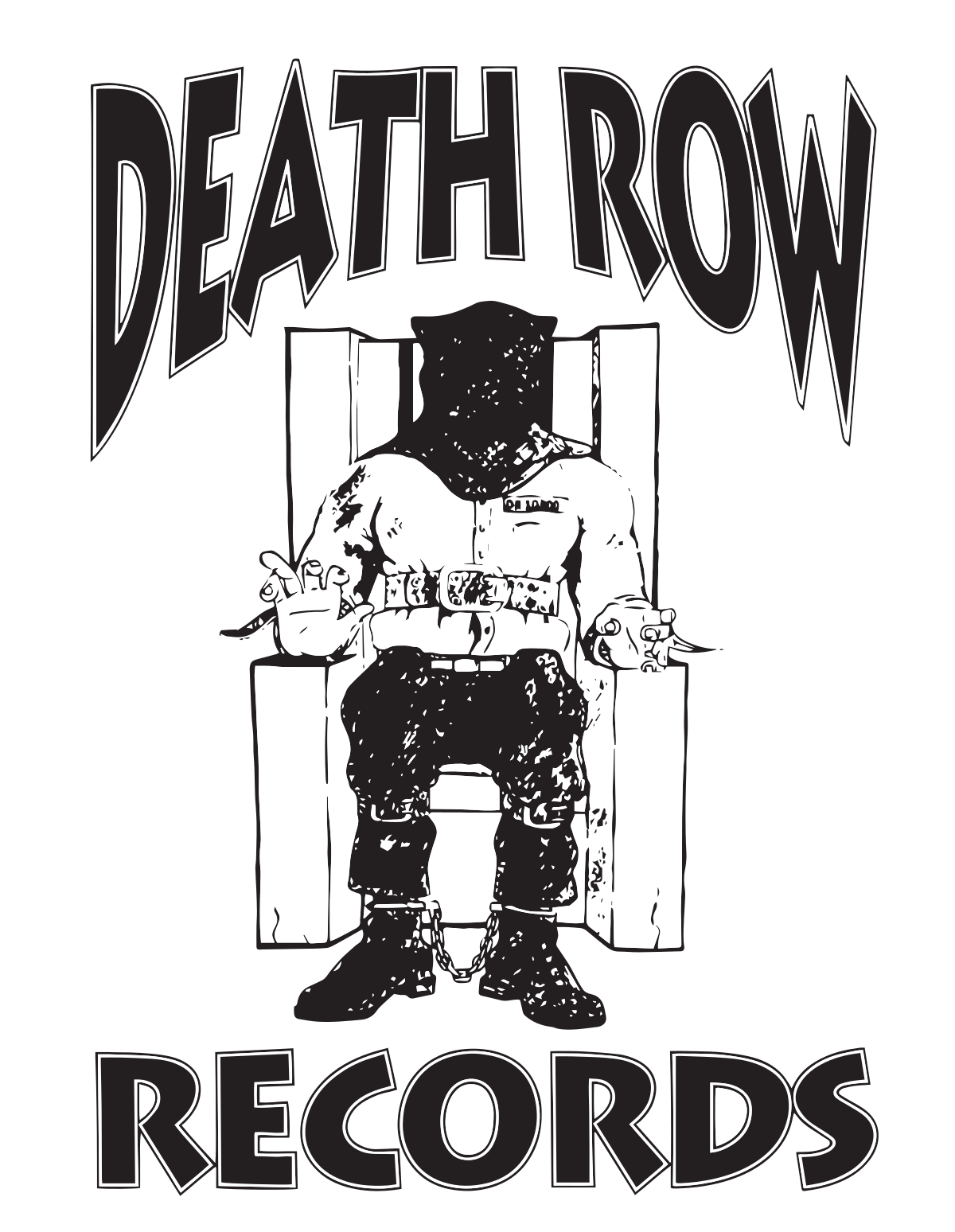Death Row Records logo, the label identity Snoop Dogg carried into the Death Row Cannabis flower line