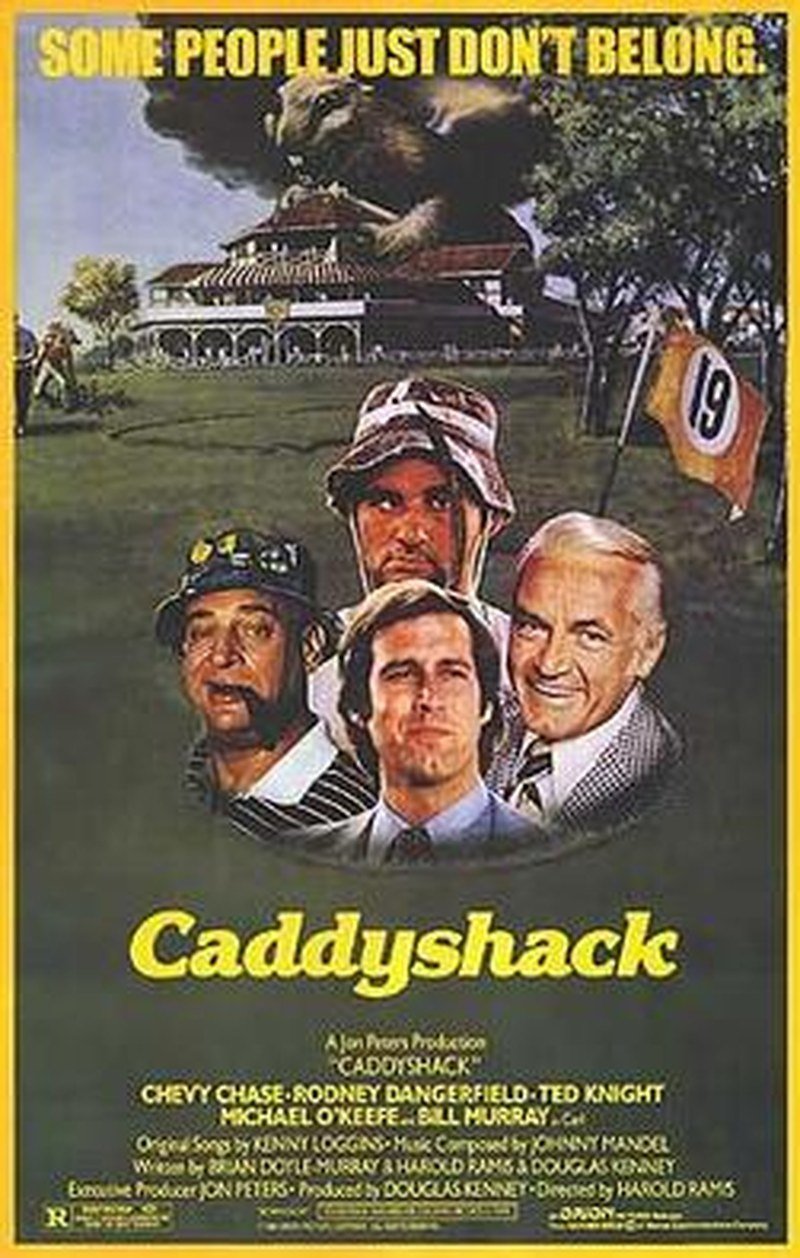 Original theatrical poster for Caddyshack (1980)