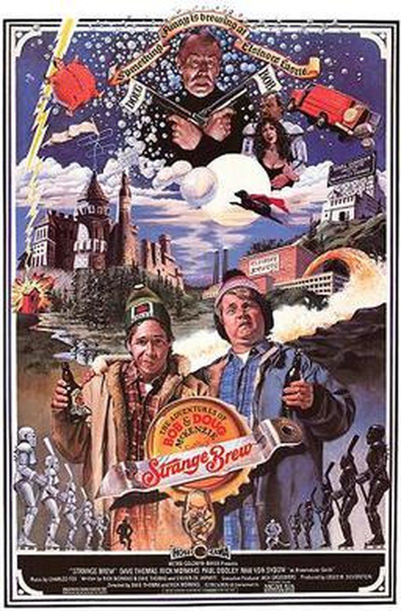 Original theatrical poster for The Adventures of Bob and Doug McKenzie: Strange Brew (1983)