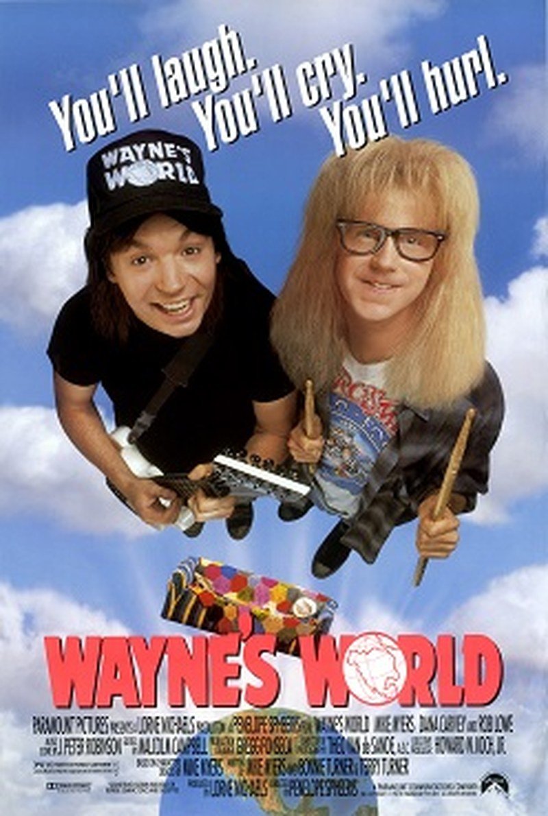 Original theatrical poster for Wayne's World (1992)