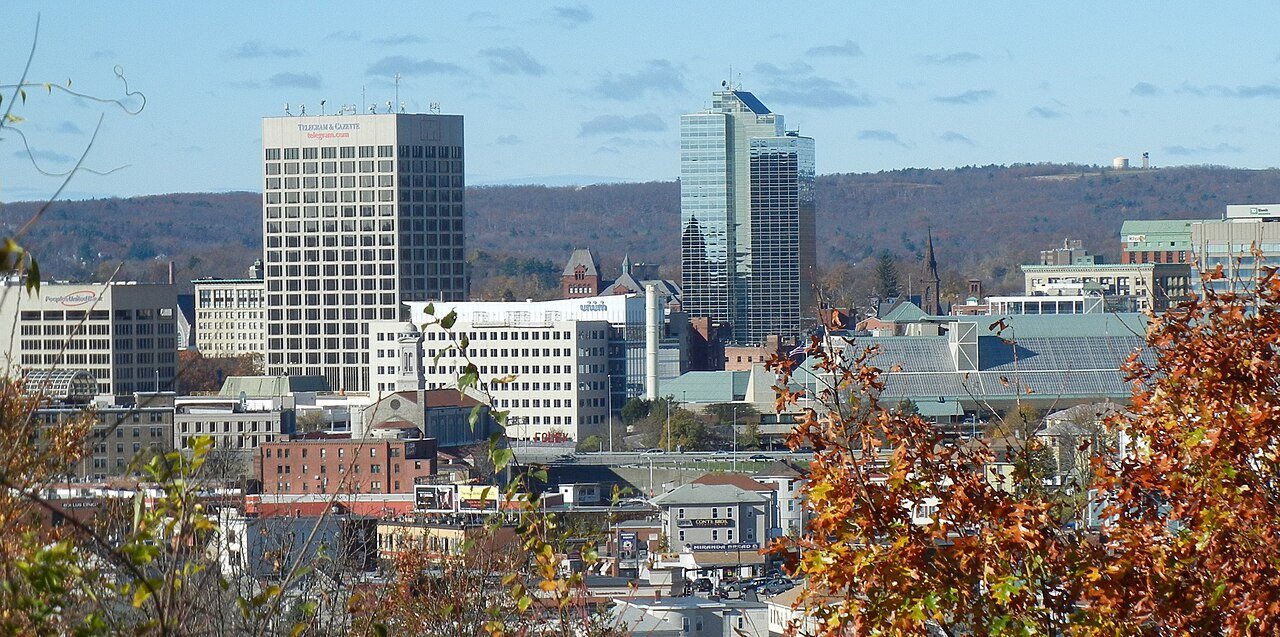 Downtown Worcester Massachusetts