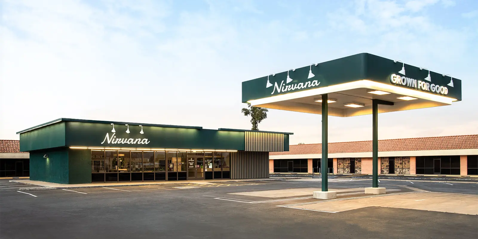 Nirvana Cannabis North Phoenix storefront on West Union Hills Drive