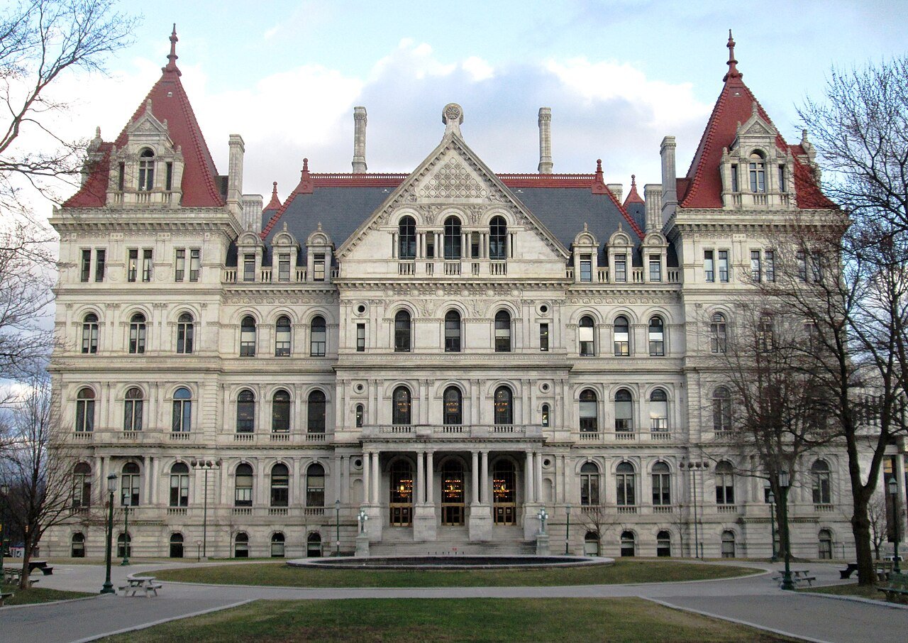 New York State Capitol building in Albany